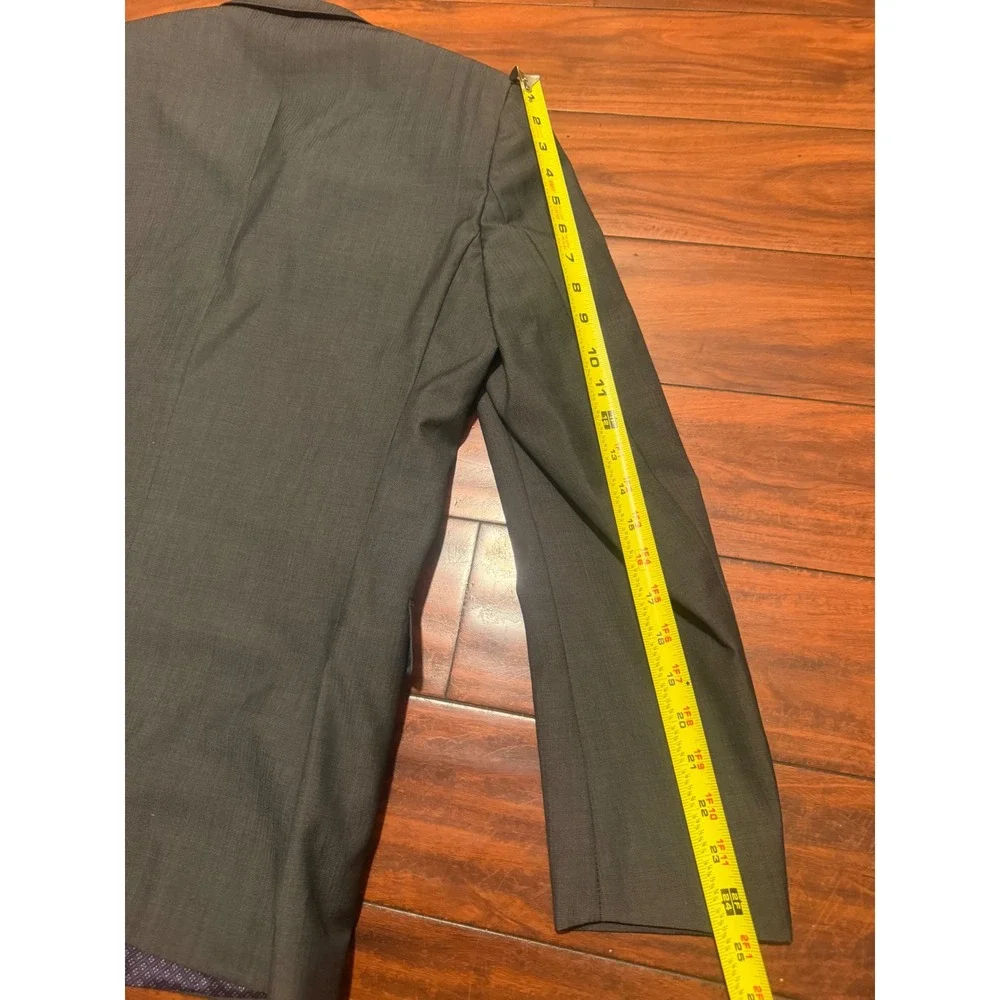 Ted Baker London Endurance Jay CT Suit Jacket Charcoal Grey Wool 38R Blazer